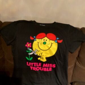 New Mr. men and Little Miss T Shirt size Small/ Little Miss Trouble